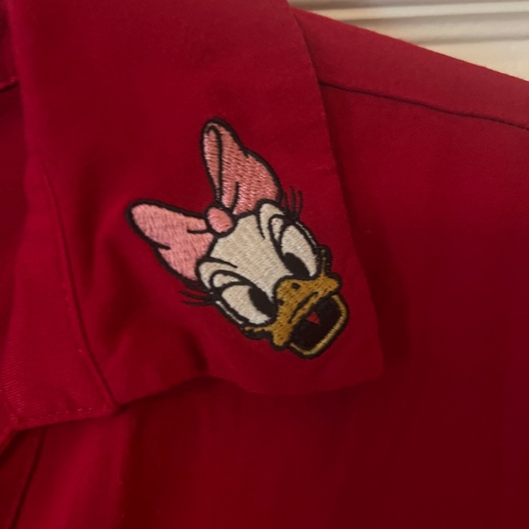 TORRID BLOUSE -DISNEY MINNIE MOUSE AMERICANA STRETCH BLOUSE SIZE 1X (14-16) - Picture 7 of 8